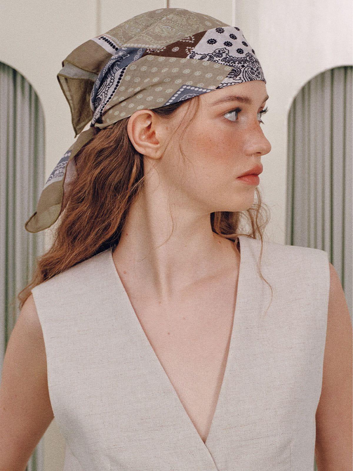 Bandana Full Print Square Scarf Product Image