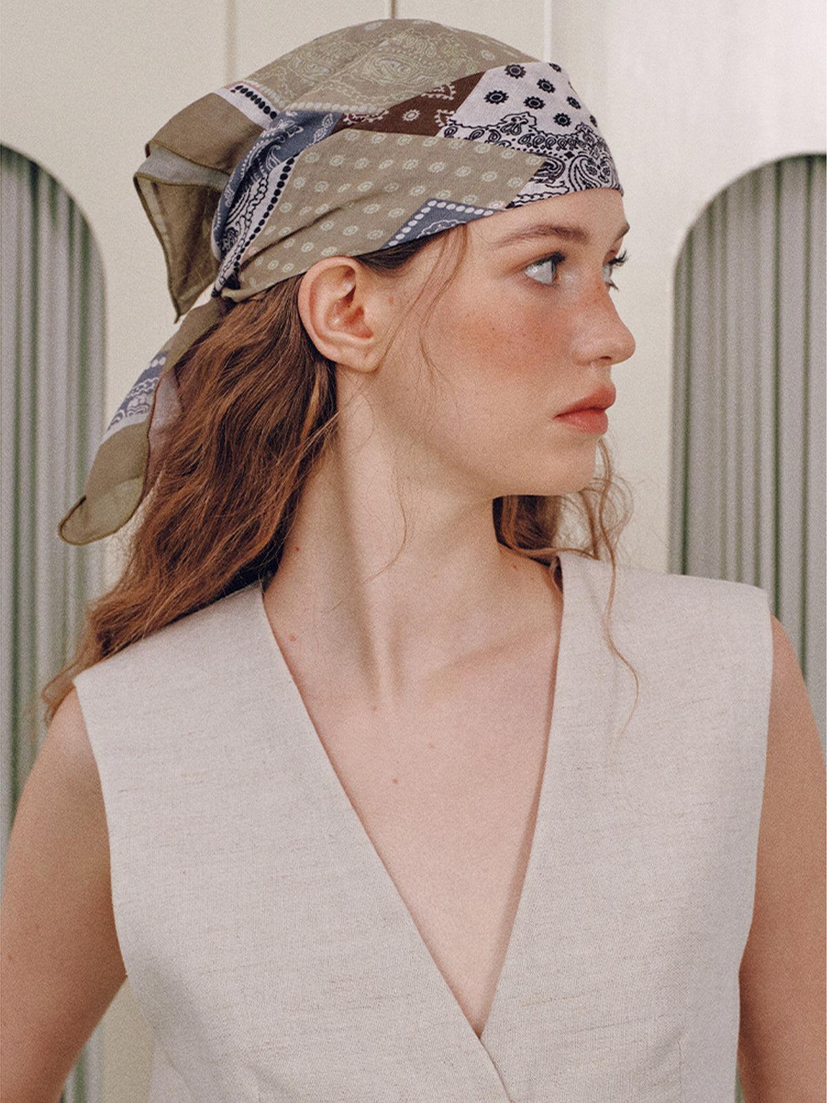 Bandana Full Print Square Scarf Product Image