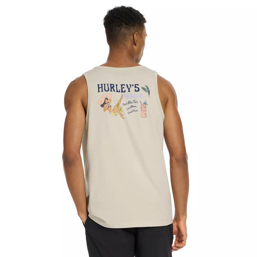Men's Hurley Graphic Tank Top, Size: Small, Ivory Product Image