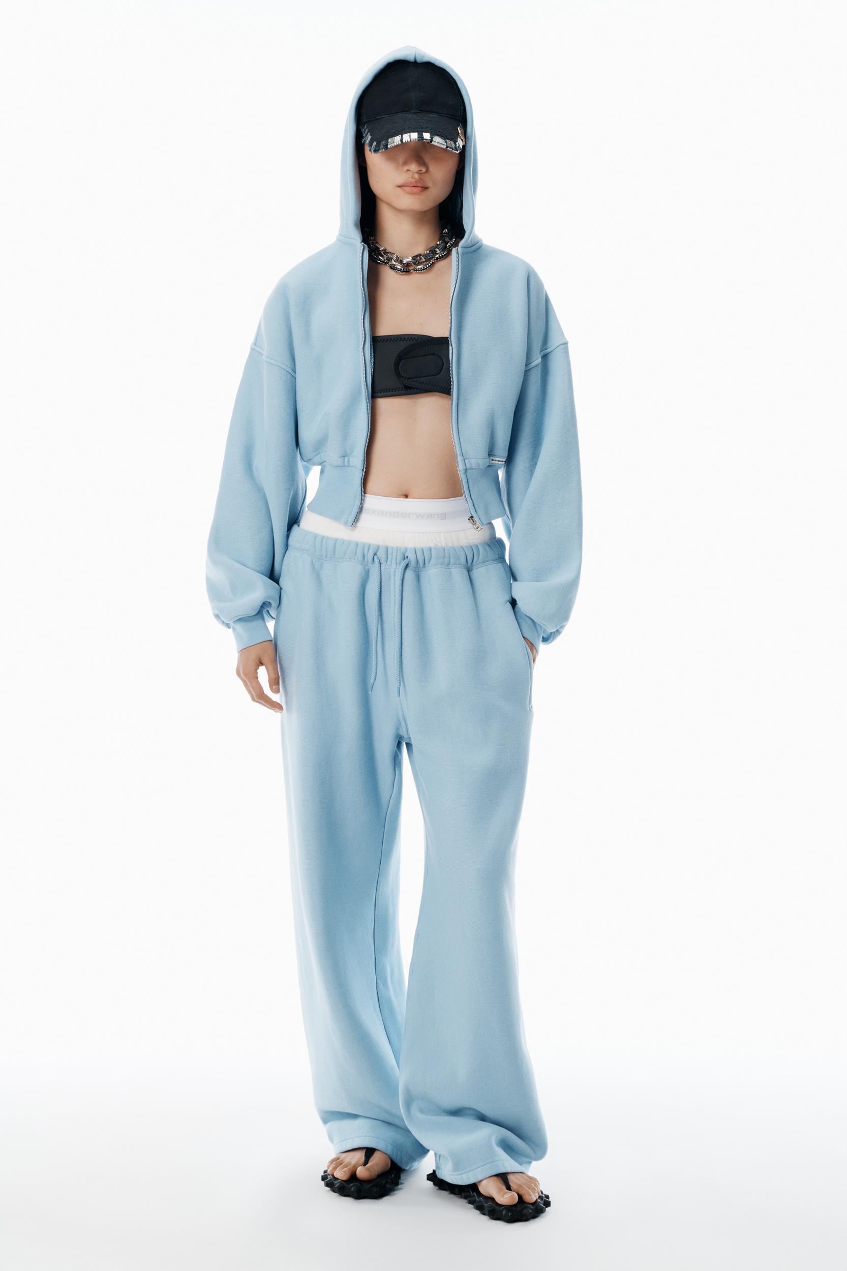 Light Blue Pre-styled Sweatpants Product Image