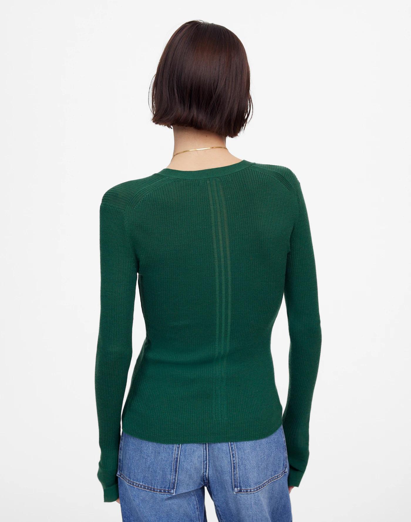 Merino Wool-Silk Blend Cardigan Sweater Product Image