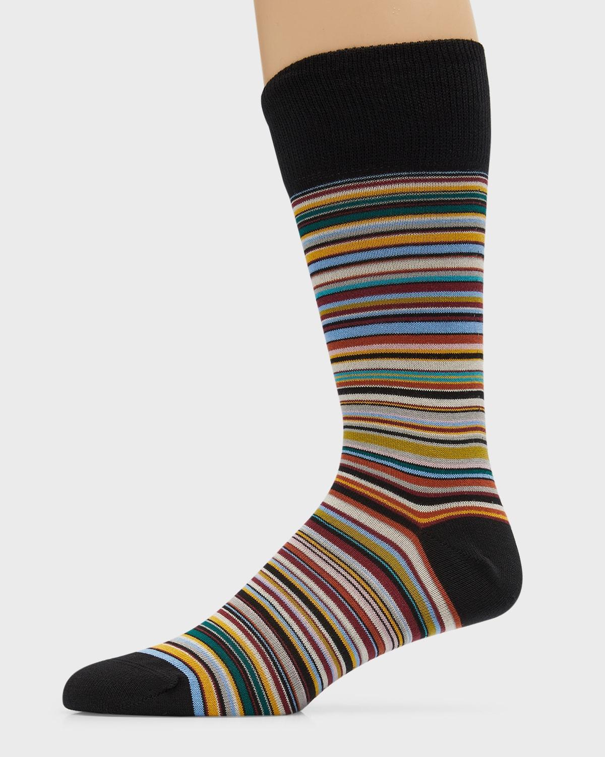 Mens Multi-Stripe Socks Product Image