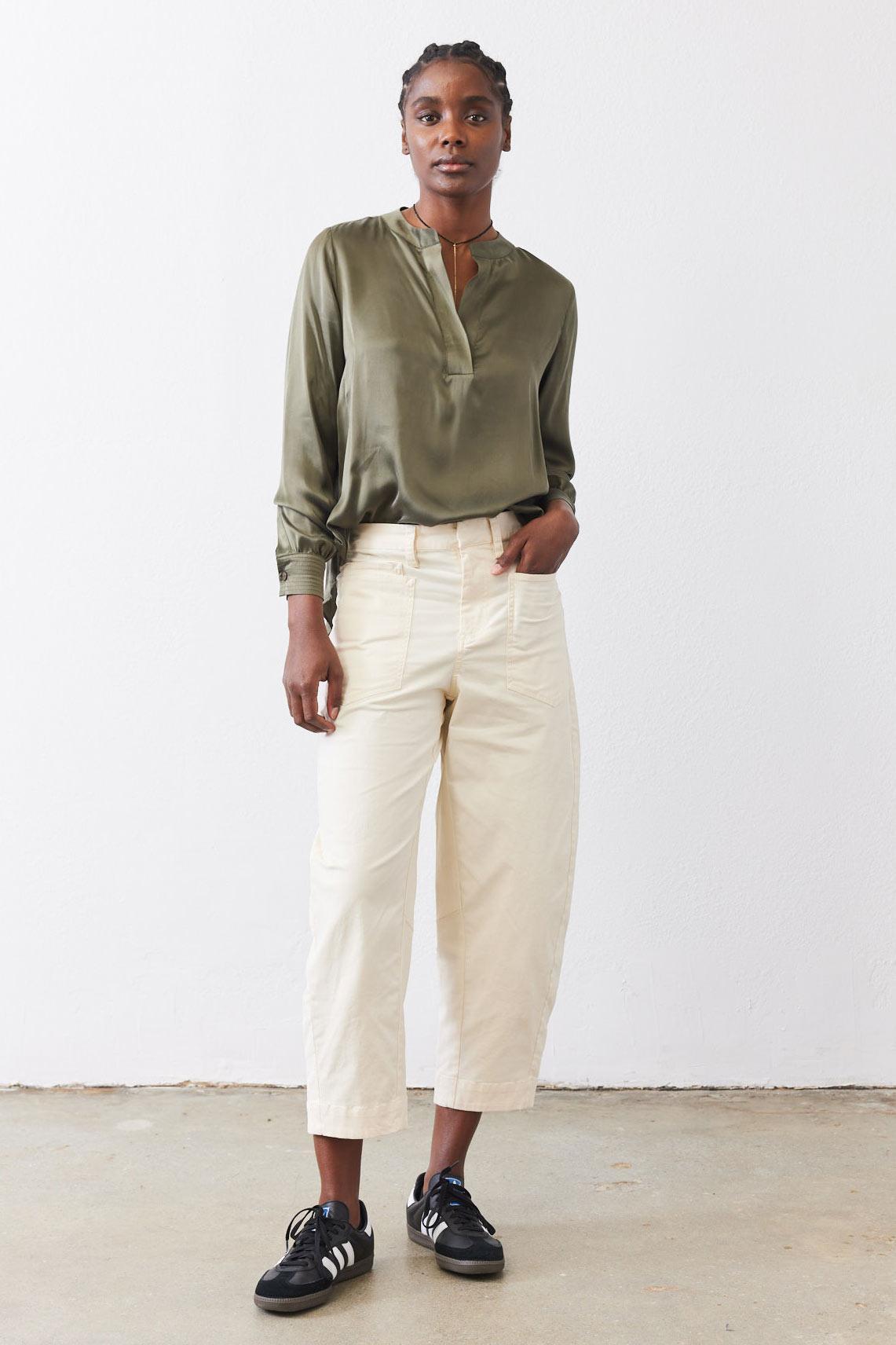 Not Too Loose Silk Blouse Product Image