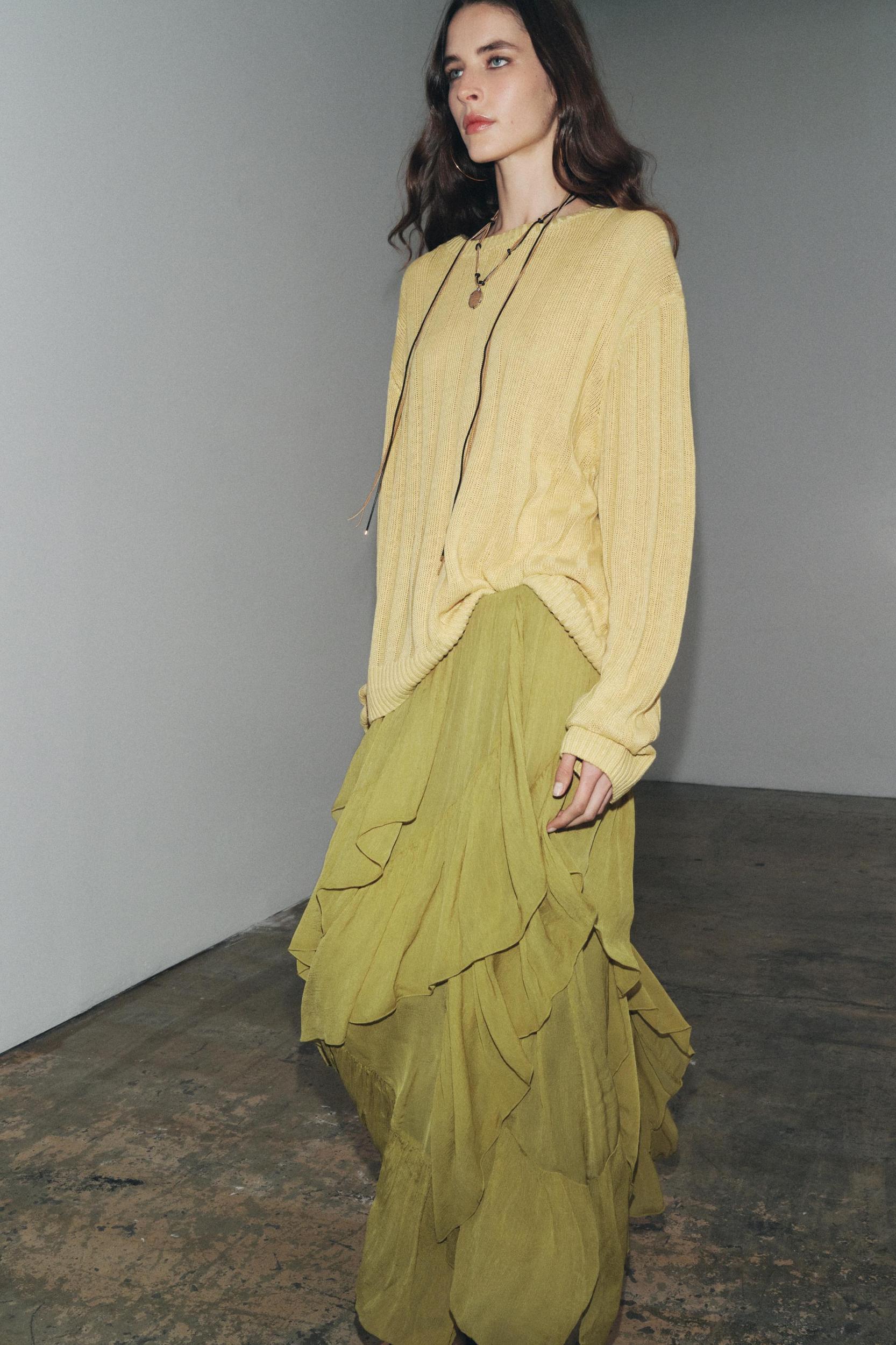 ZW COLLECTION RUFFLED SKIRT Product Image