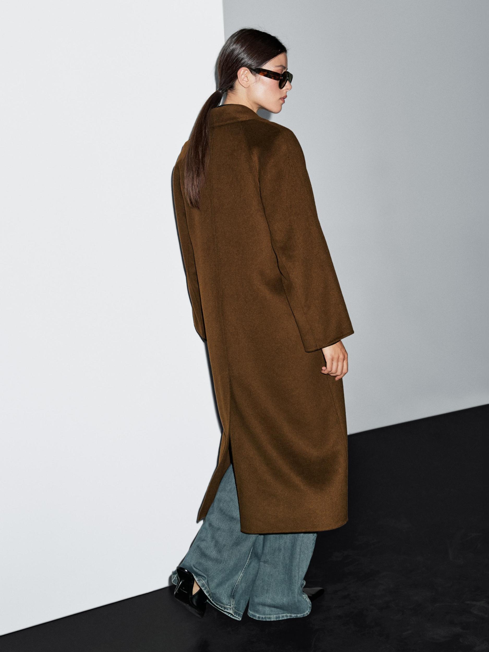 Long wool blend coat Product Image