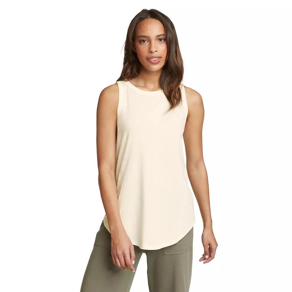 Women's Eddie Bauer Everyday Essentials Tank Top, Size: Large, Ivory Product Image
