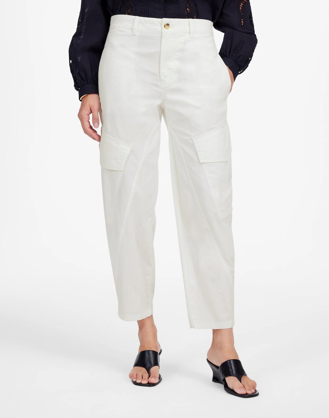 The Tall Barrel-Leg Utility Pant in Garment-Dyed Twill Product Image
