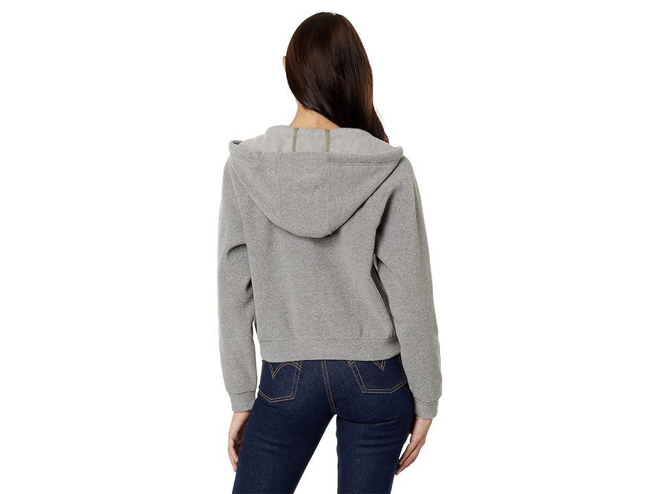 Toad&Co Whitney Terry Zip Hoodie (Light Heather Grey) Women's Clothing Product Image