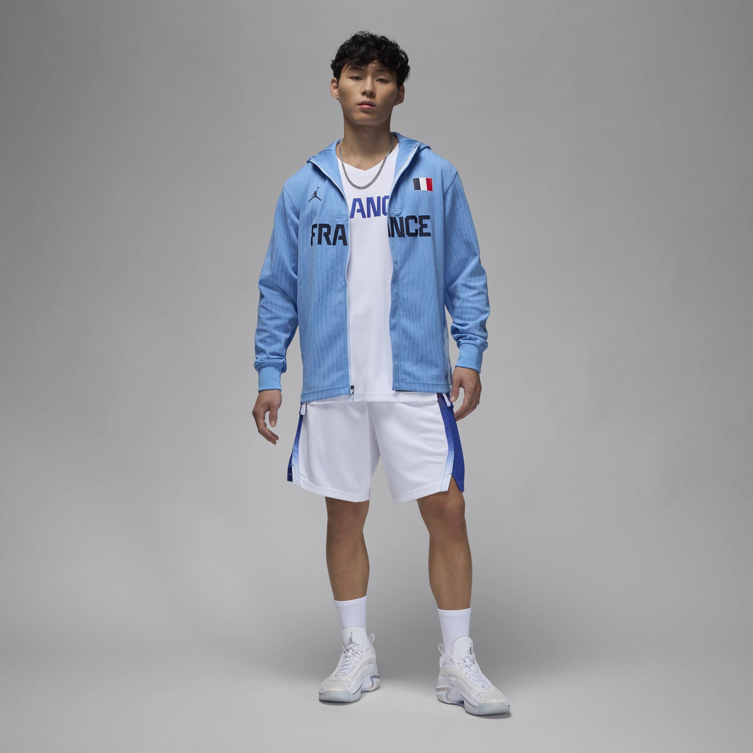 Nike Men's France Jordan Dri-FIT ADV Basketball Game Jacket Product Image