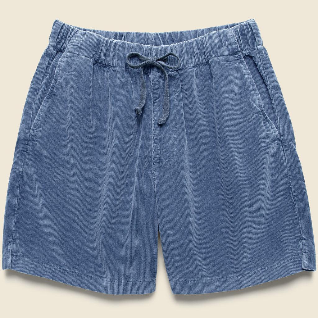 6" Corduroy Easy Short - Union Blue Product Image