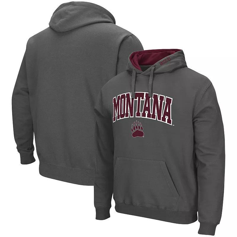 Men's Colosseum Black Virginia Tech Hokies Arch & Logo 3.0 Pullover Hoodie,  Product Image