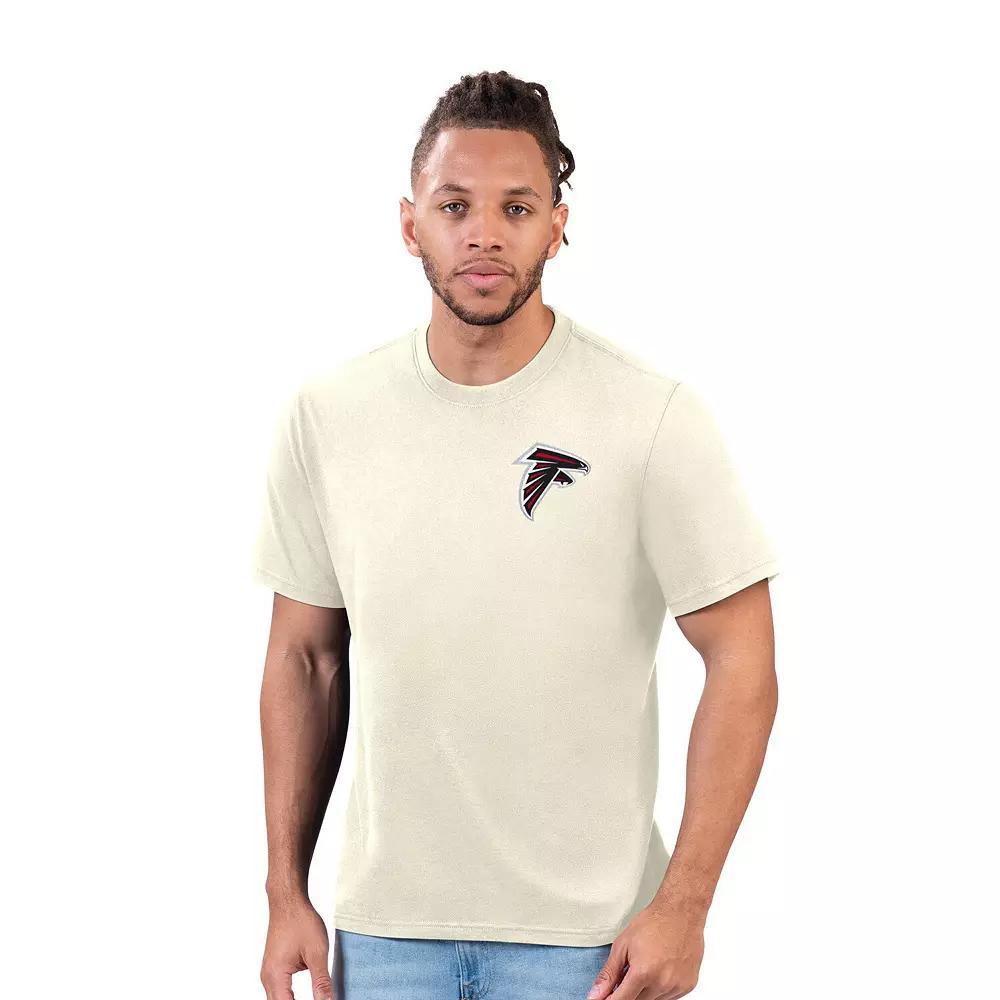 Men's Margaritaville Cream Atlanta Falcons Time Flies T-Shirt, Size: Large, Beige Product Image