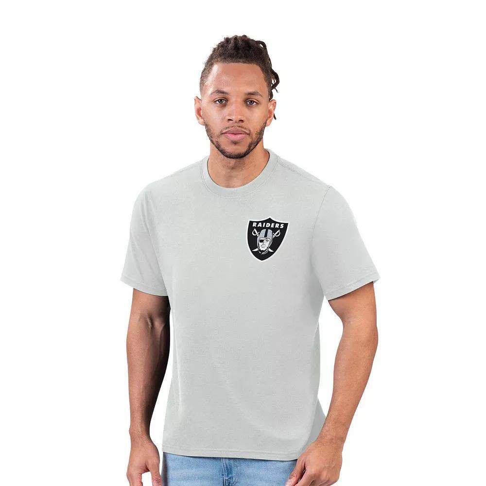 Men's Margaritaville  Gray Las Vegas Raiders Sunday Vibes T-Shirt, Size: Medium, Lvr Grey Product Image