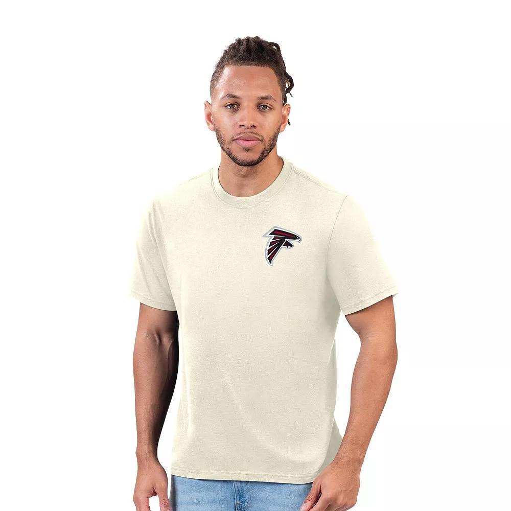 Men's Margaritaville Cream Atlanta Falcons Time Flies T-Shirt, Size: Large, Beige Product Image