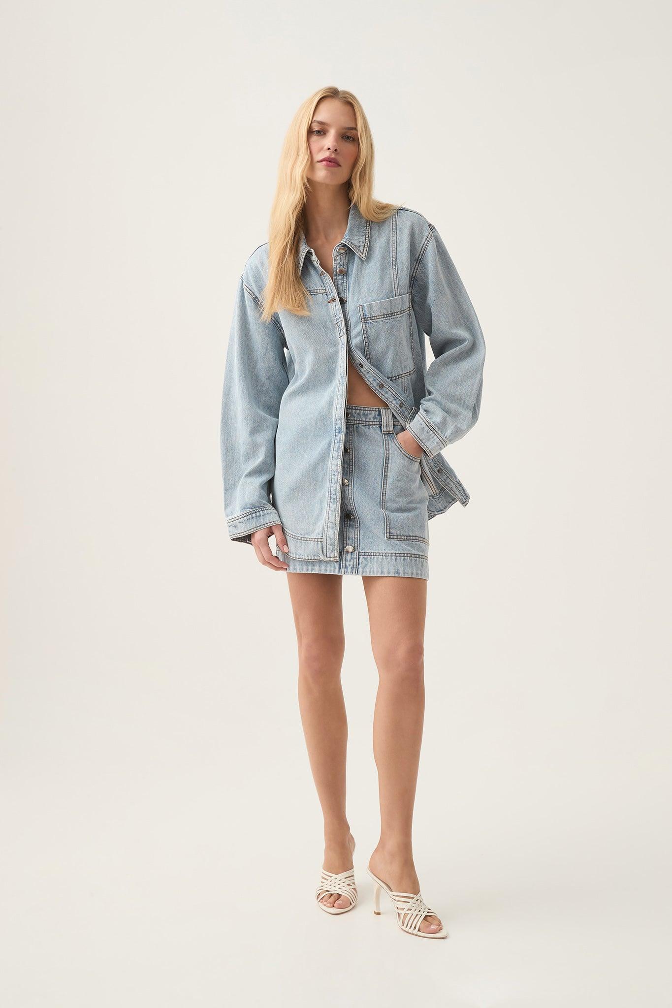 Aura Denim Shirt Product Image