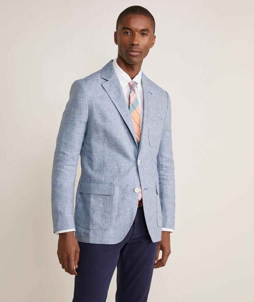 Linen Textured Blazer Product Image