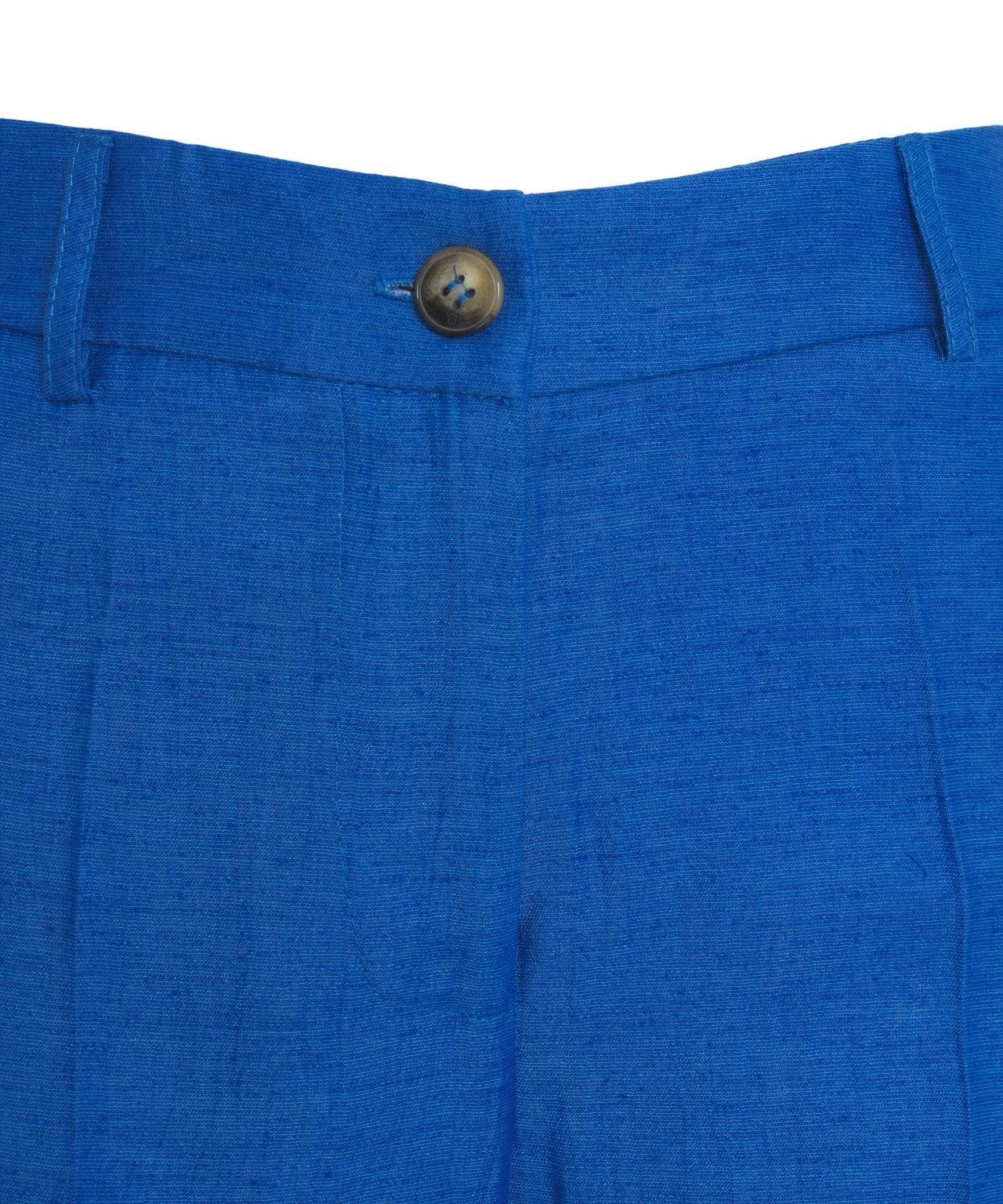 Wide leg pants in linen Product Image