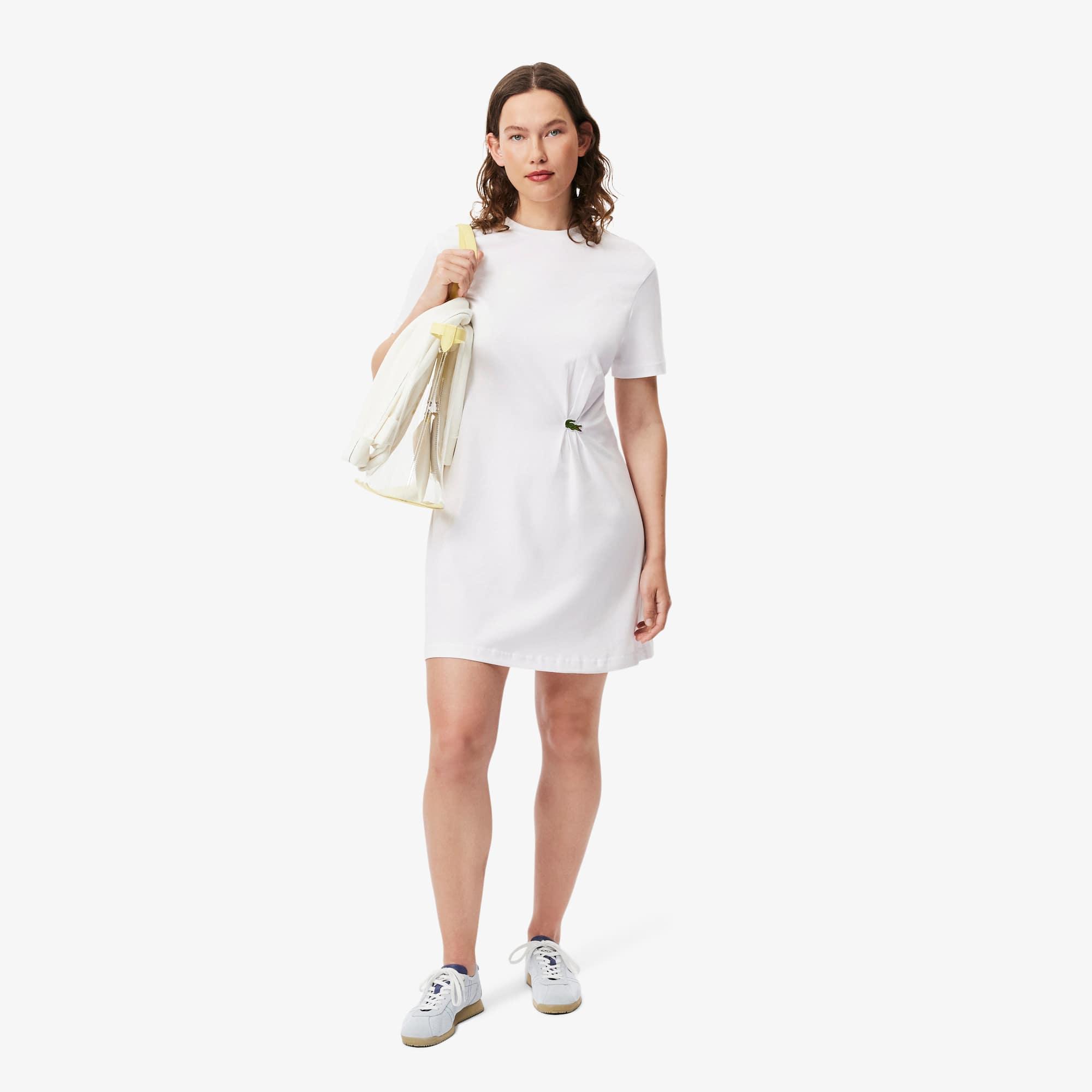Draped T-shirt Dress Product Image