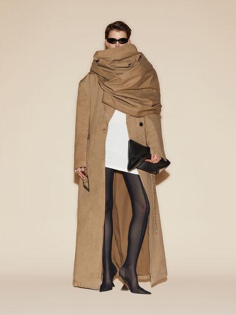 khaki long coat Product Image