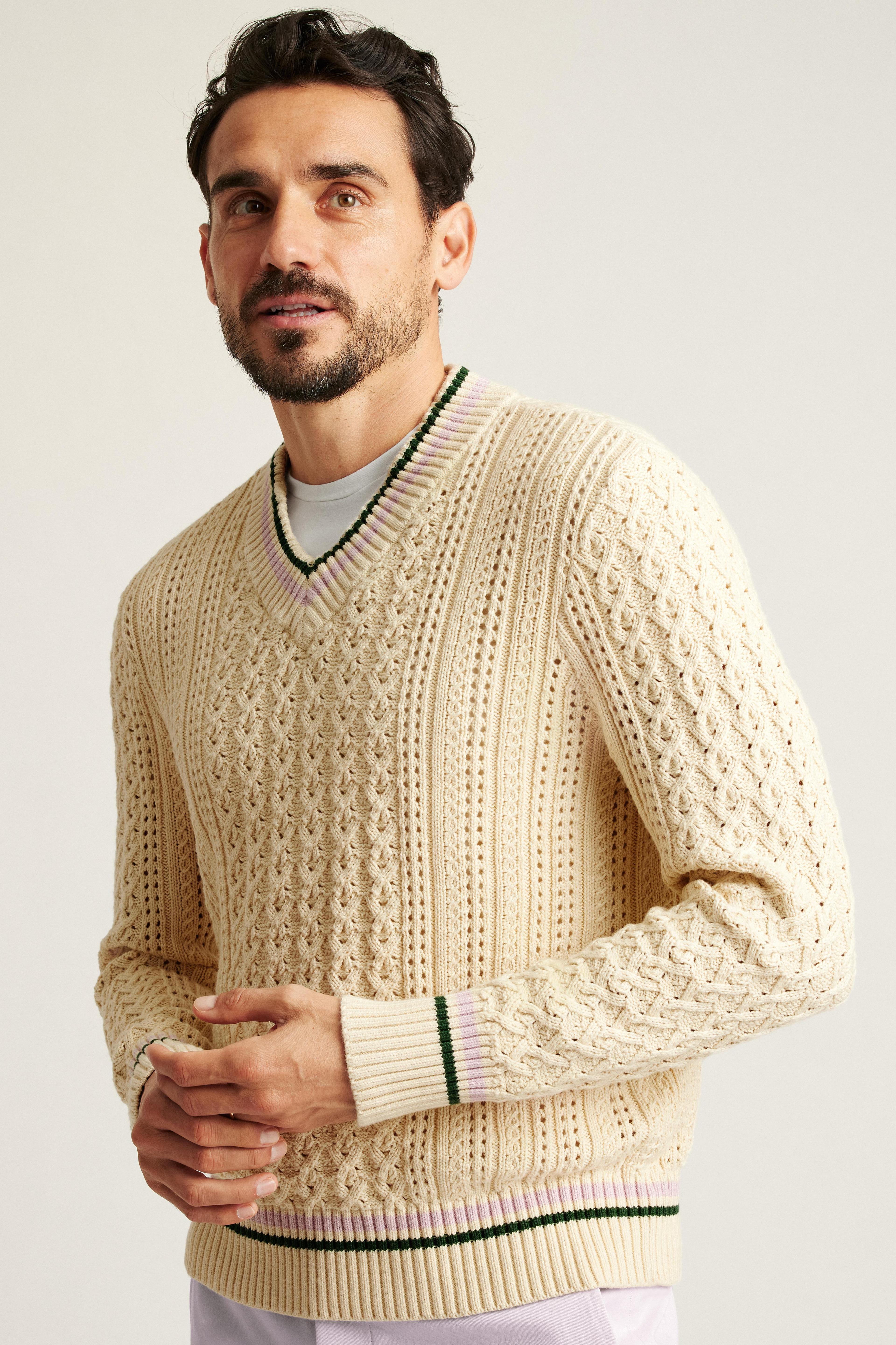 Cotton Cashmere Cricket Sweater Product Image