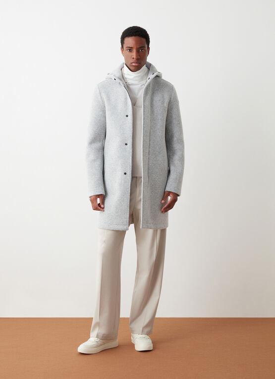 Colmar Wool Baize Coat with Hood Product Image