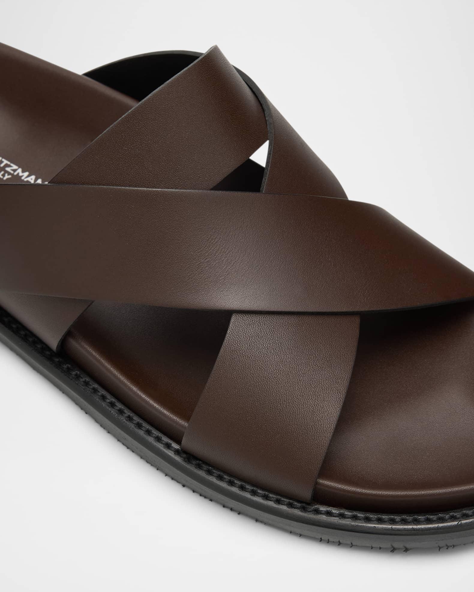 Mens Berkley Crisscross Leather Sandals Product Image