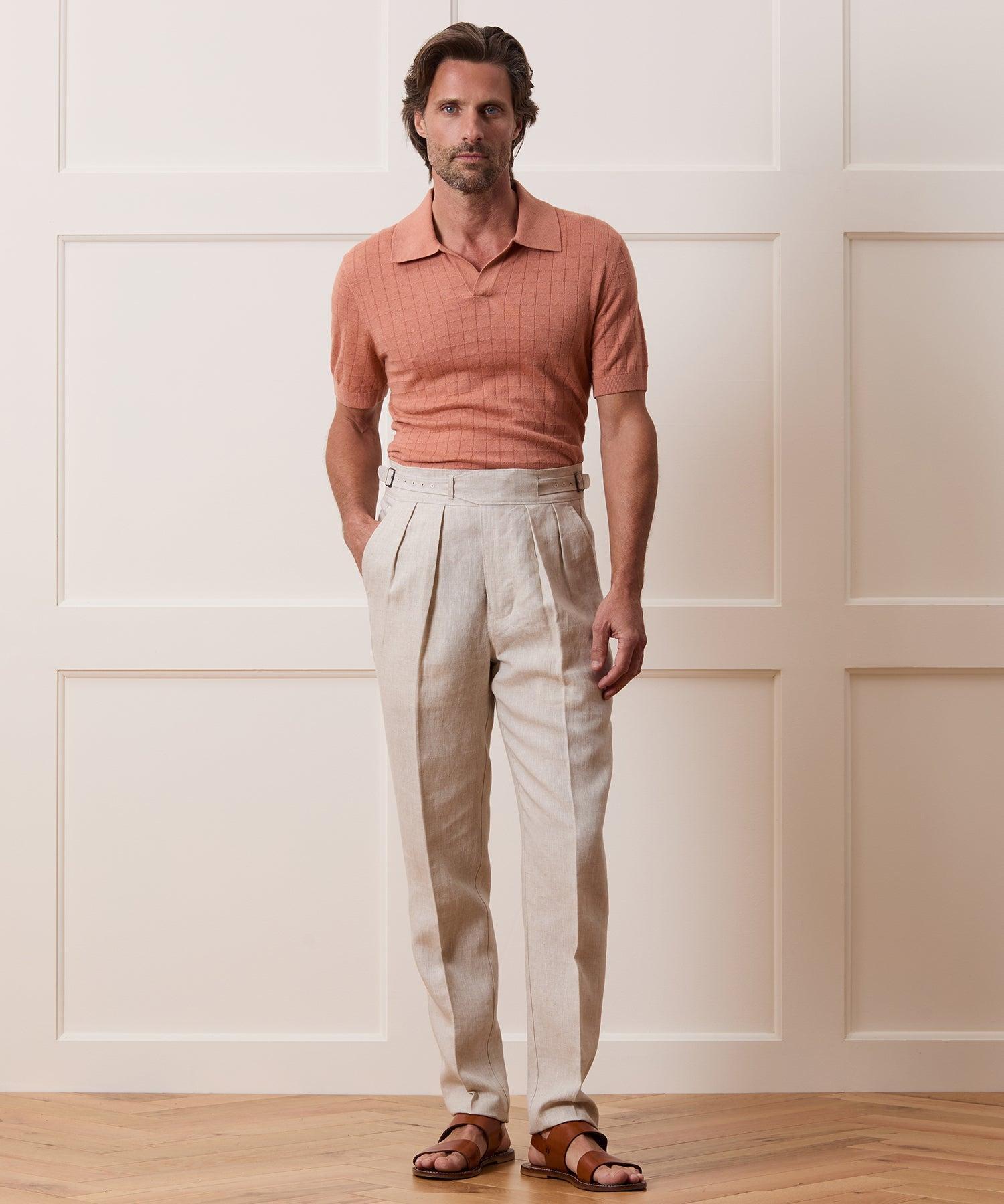 Irish Linen Gurkha Trouser Product Image