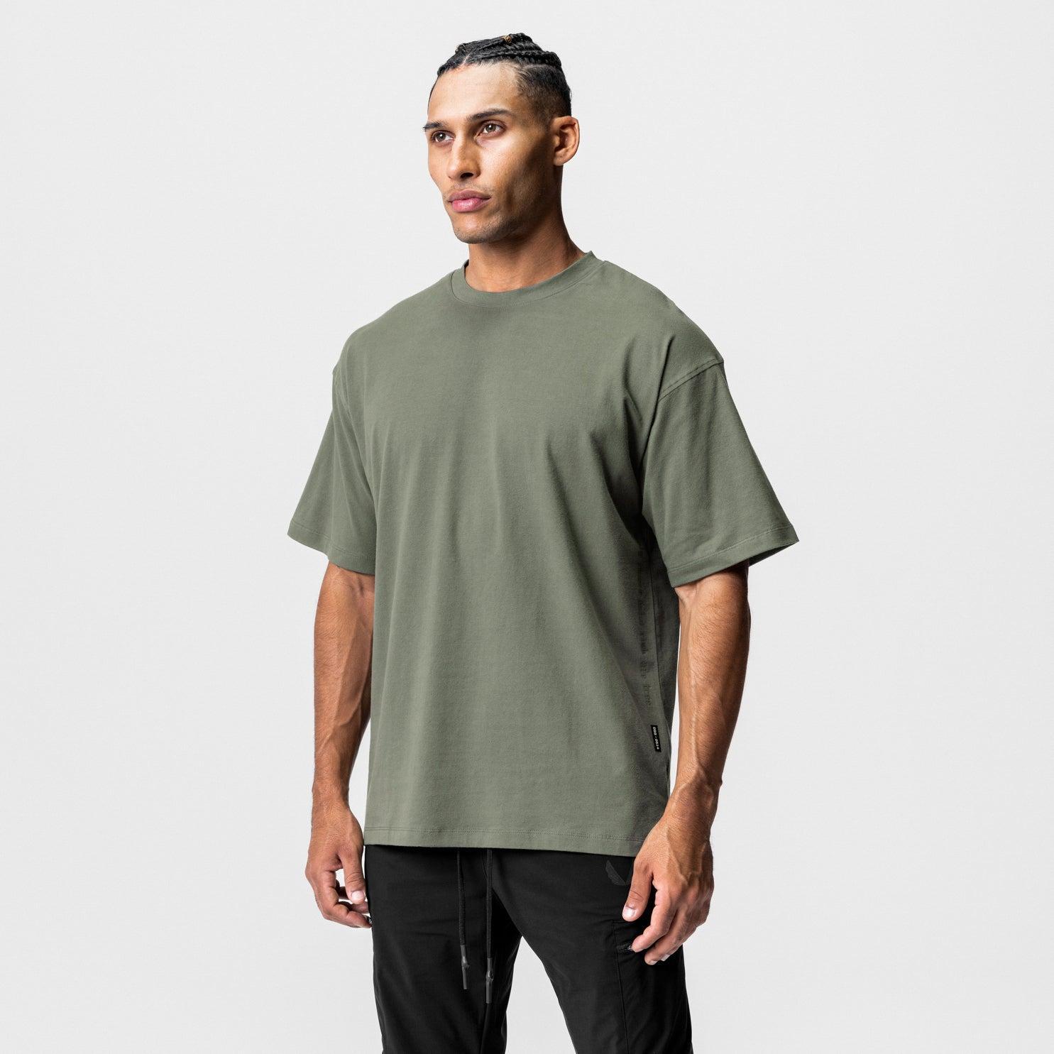 0514. CottonPlus™ Oversized Tee - Olive Male Product Image