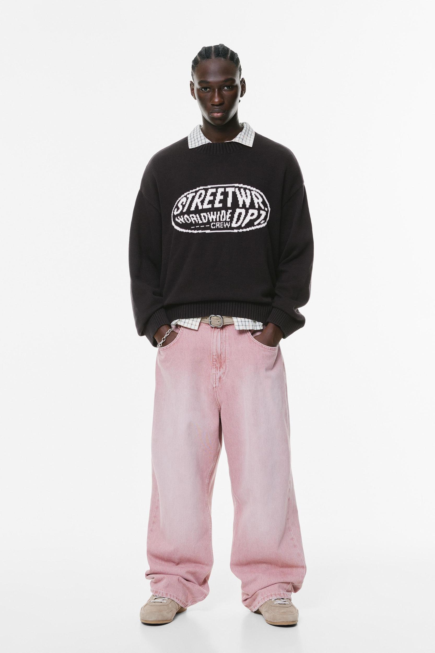 Text graphic jumper Product Image