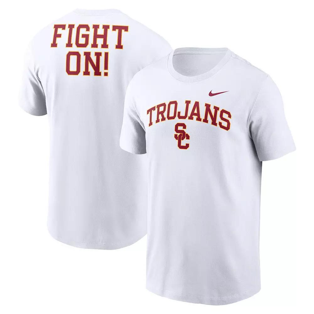 Men's Nike White USC Trojans Blitz 2-Hit T-Shirt,  Product Image
