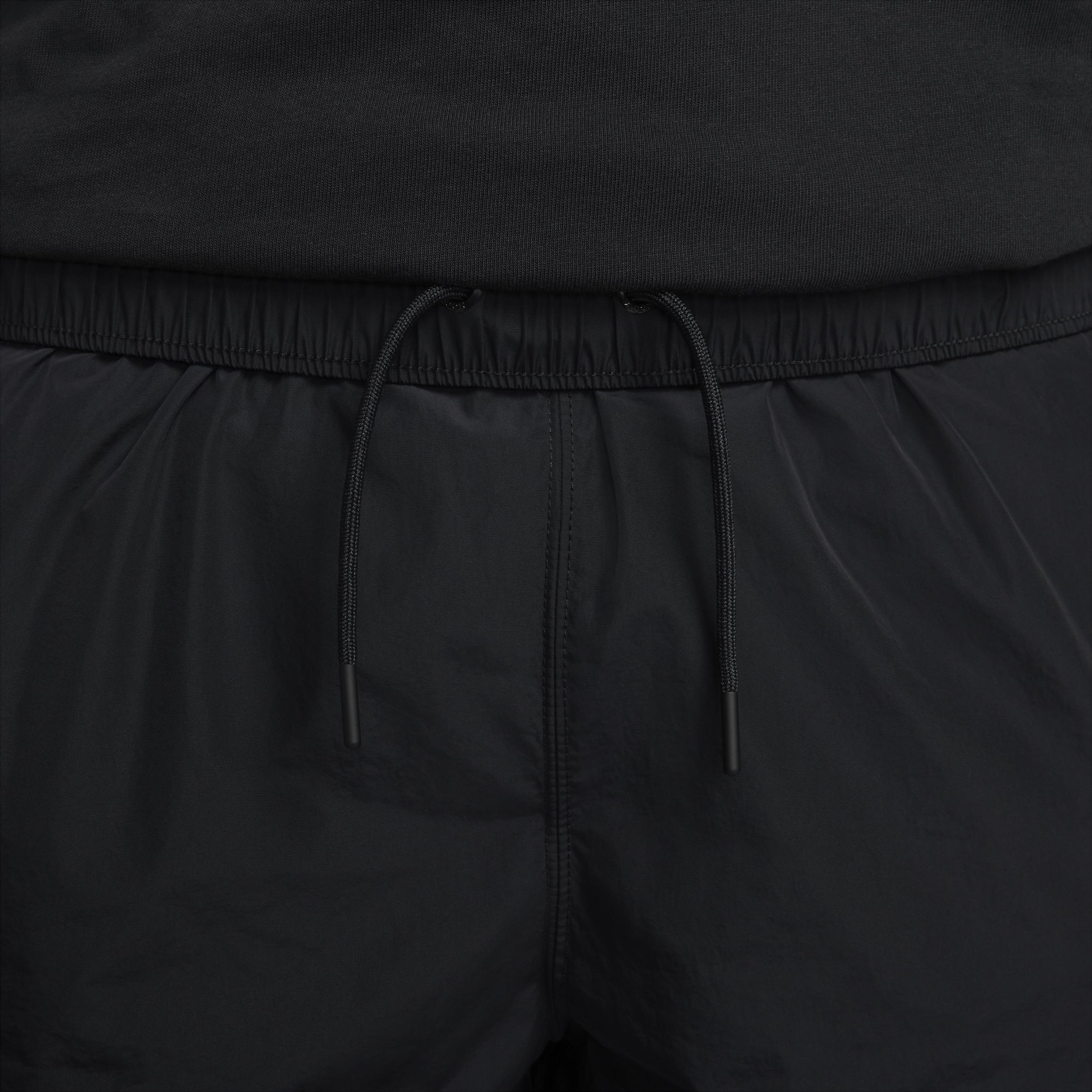 Nike Mens NOCTA Cardinal Nylon Shorts in Black/White Product Image