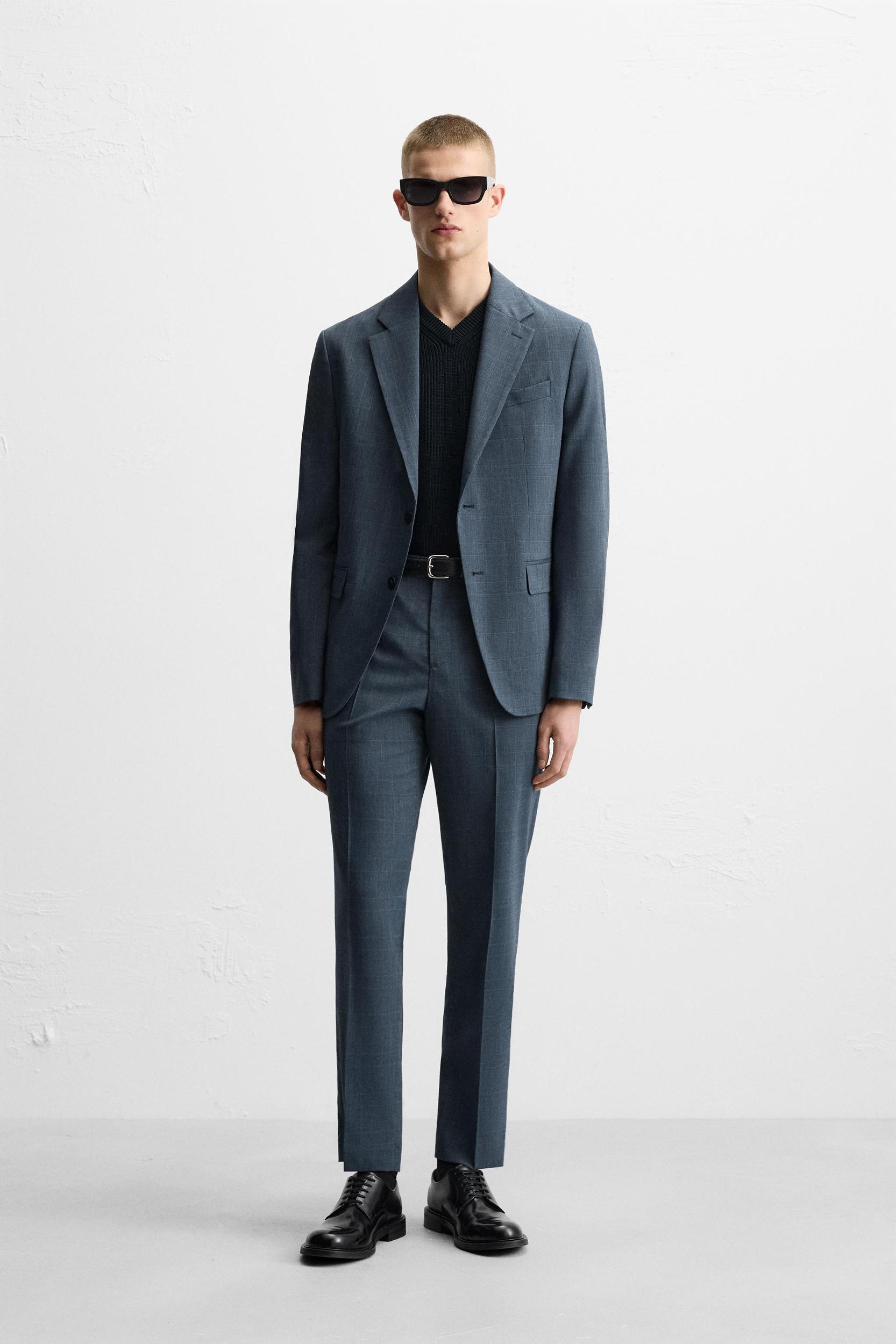 CHECK SUIT PANTS Product Image