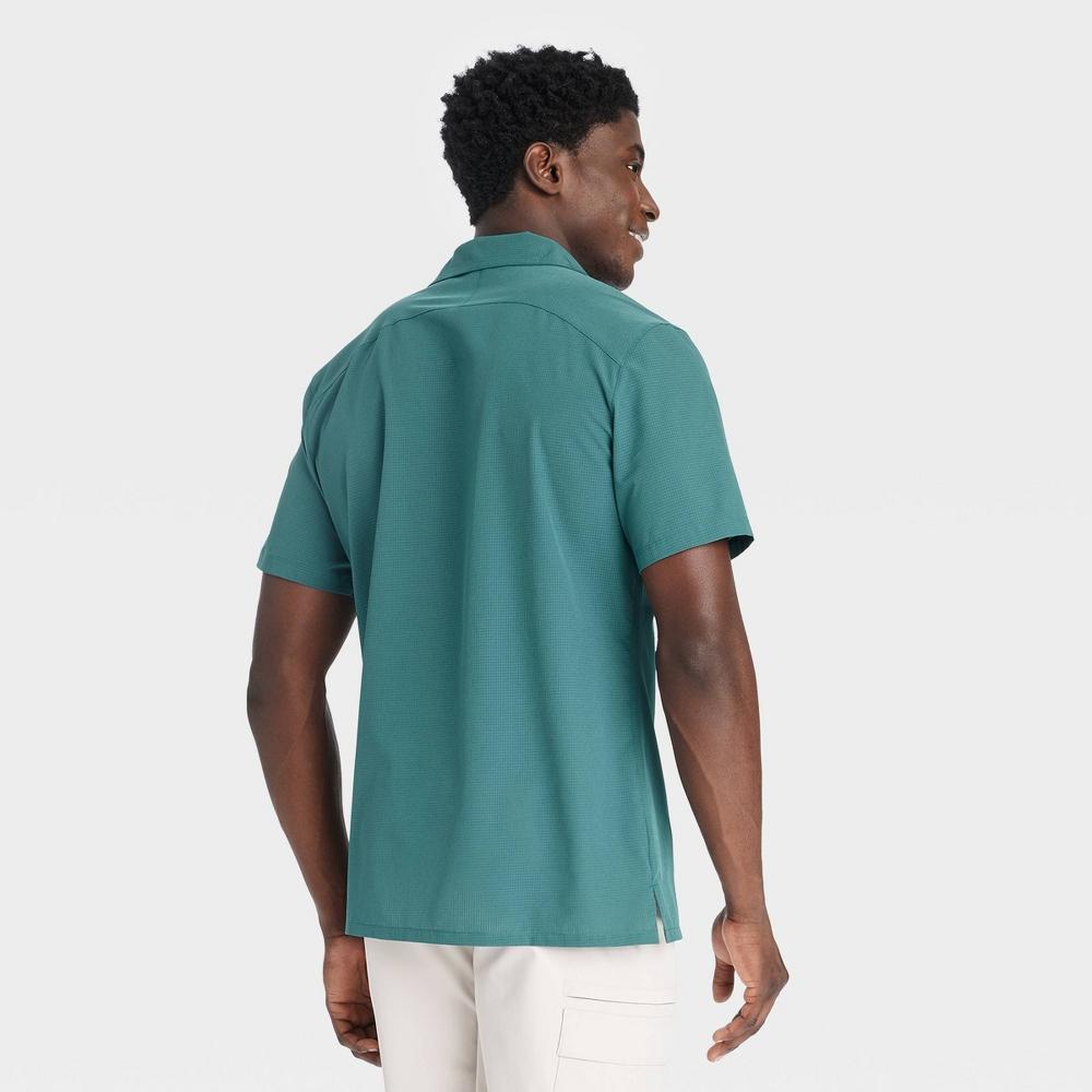 Mens Everyday Woven Shirt - All In Motion Teal Product Image