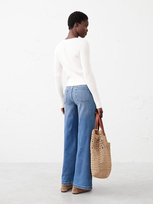 Wide-Leg High-Rise Jean Product Image
