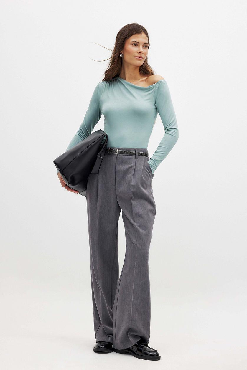 Off Shoulder Jersey Top Product Image