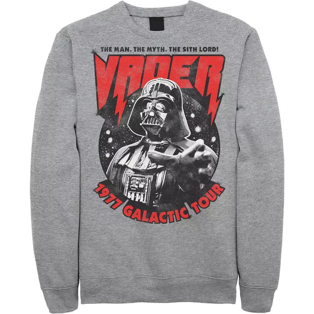 Men's Star Wars Vader 1977 Galactic Tour Metal Poster Sweatshirt, Size: 3XL, Red Product Image