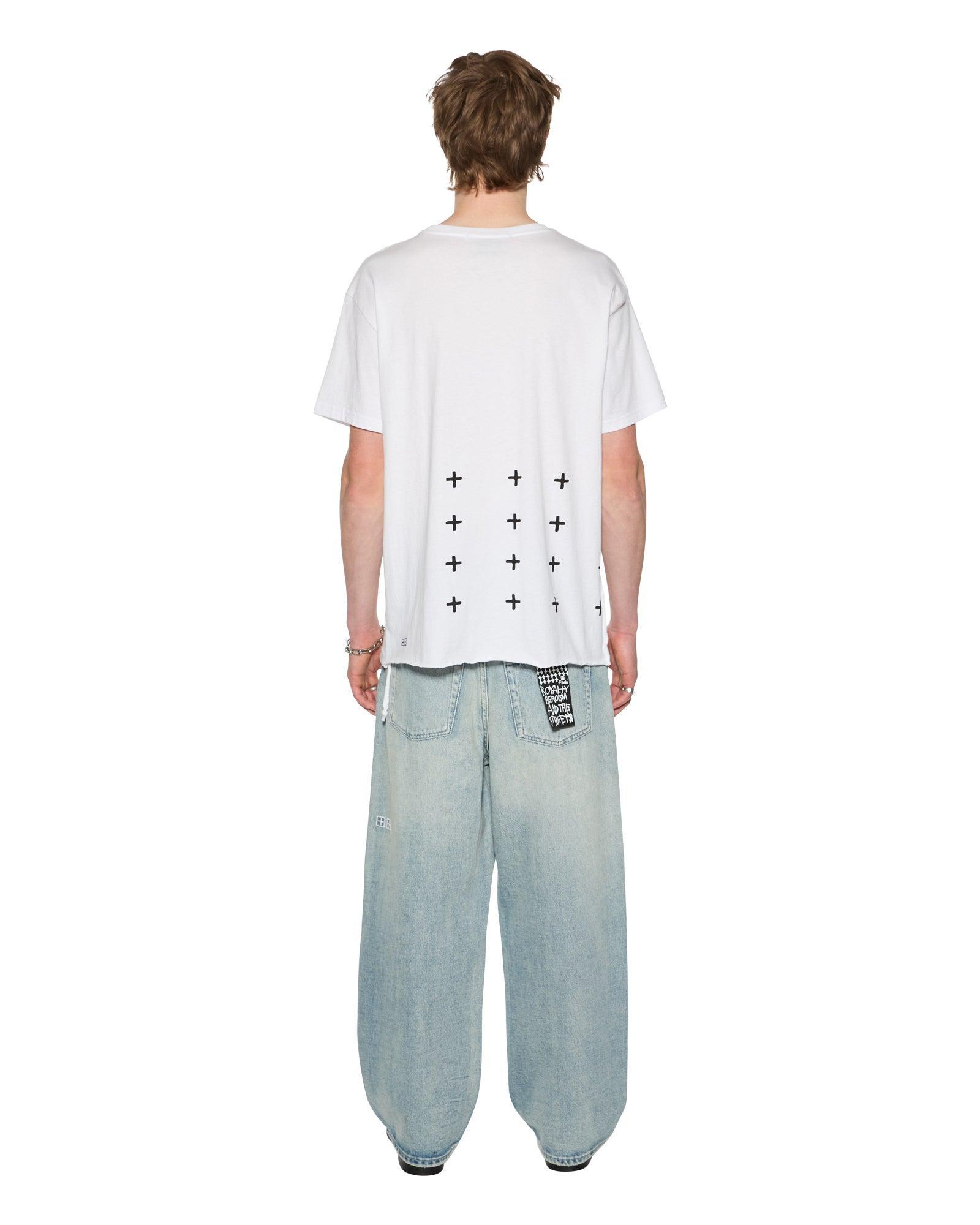 ALL DAY BIGGIE SS TEE WHITE Male Product Image