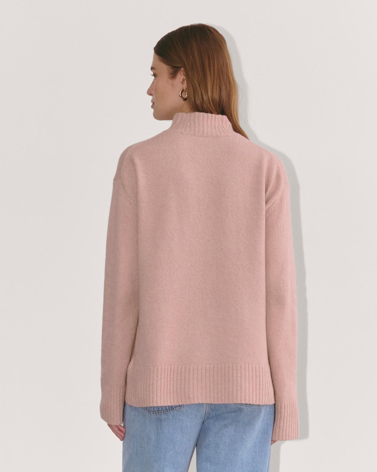 Womens Mockneck Sweater in Plush Cotton by Everlane Product Image