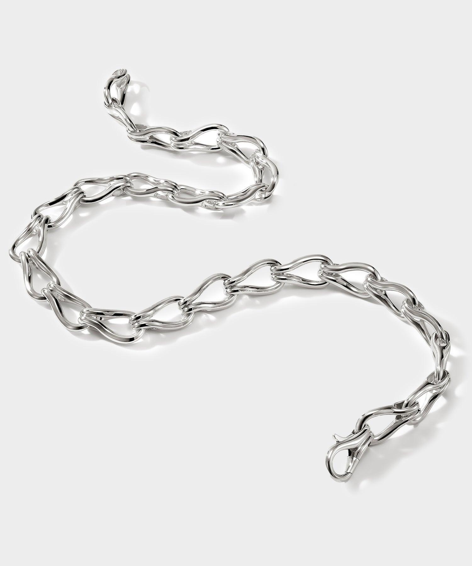 John Hardy Sterling Silver Surf Link Necklace Product Image