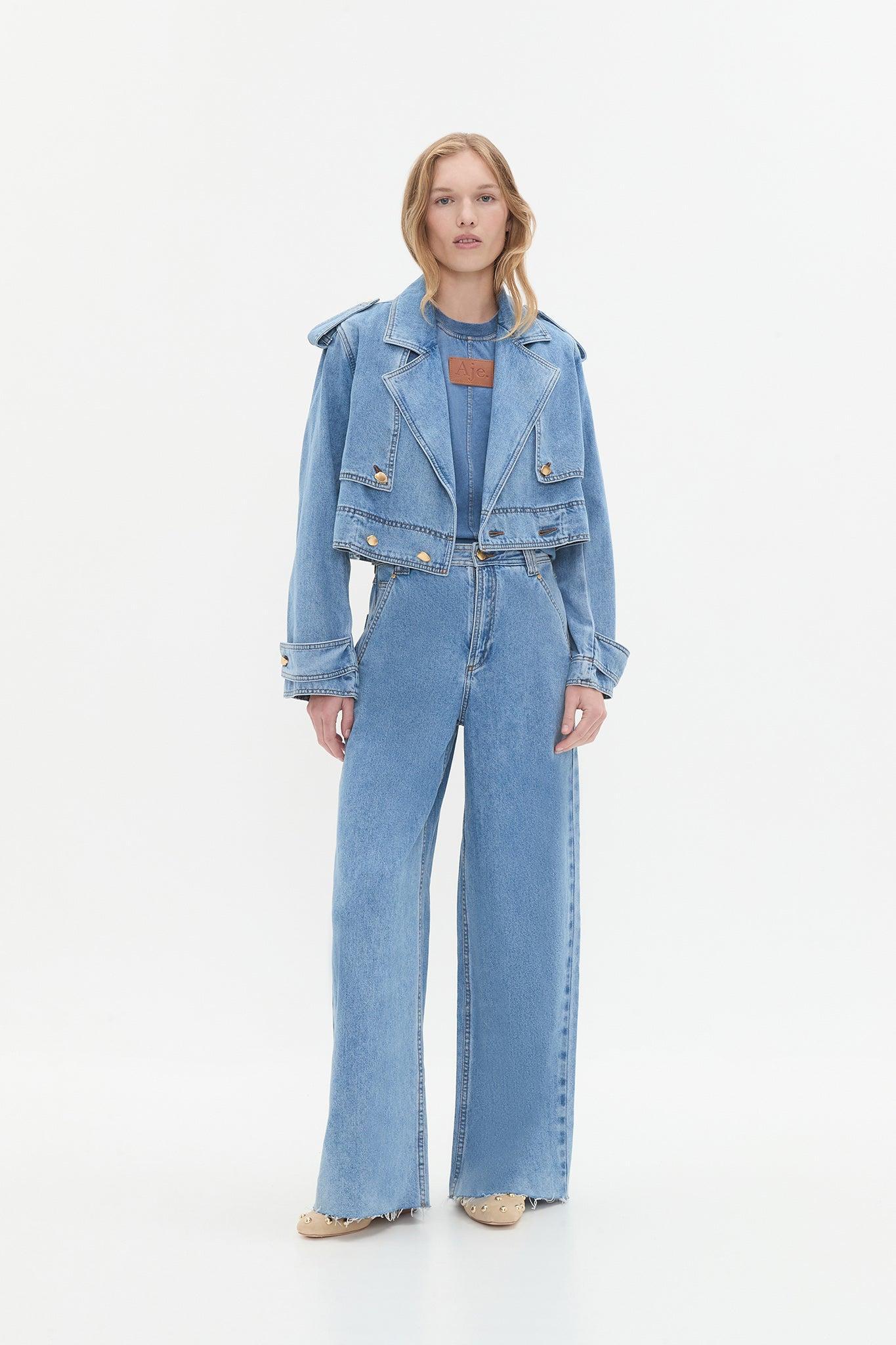 Remi Denim Wash Tee Product Image