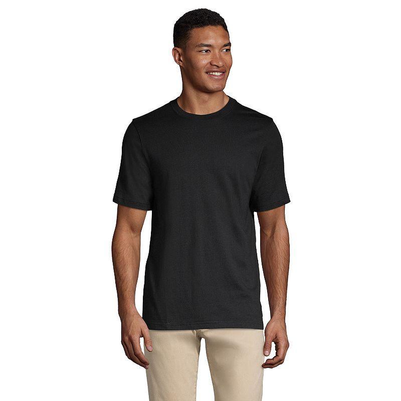 Big & Tall Lands' End Super-T Classic-Fit Tee, Men's, Size: 3XB, Black Product Image