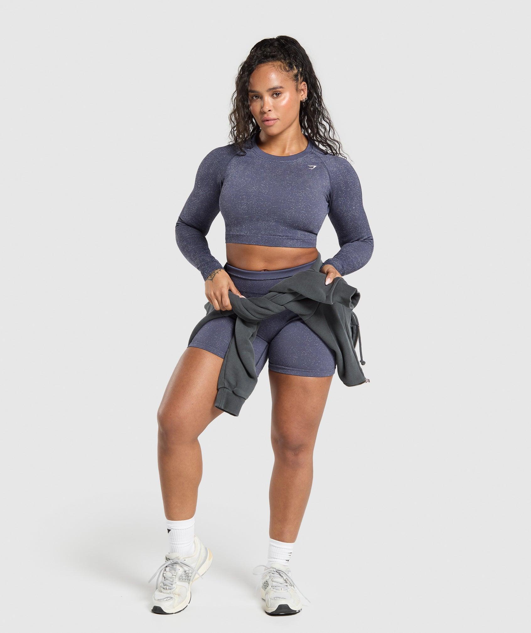 Adapt Fleck Seamless Long Sleeve Crop Top Product Image
