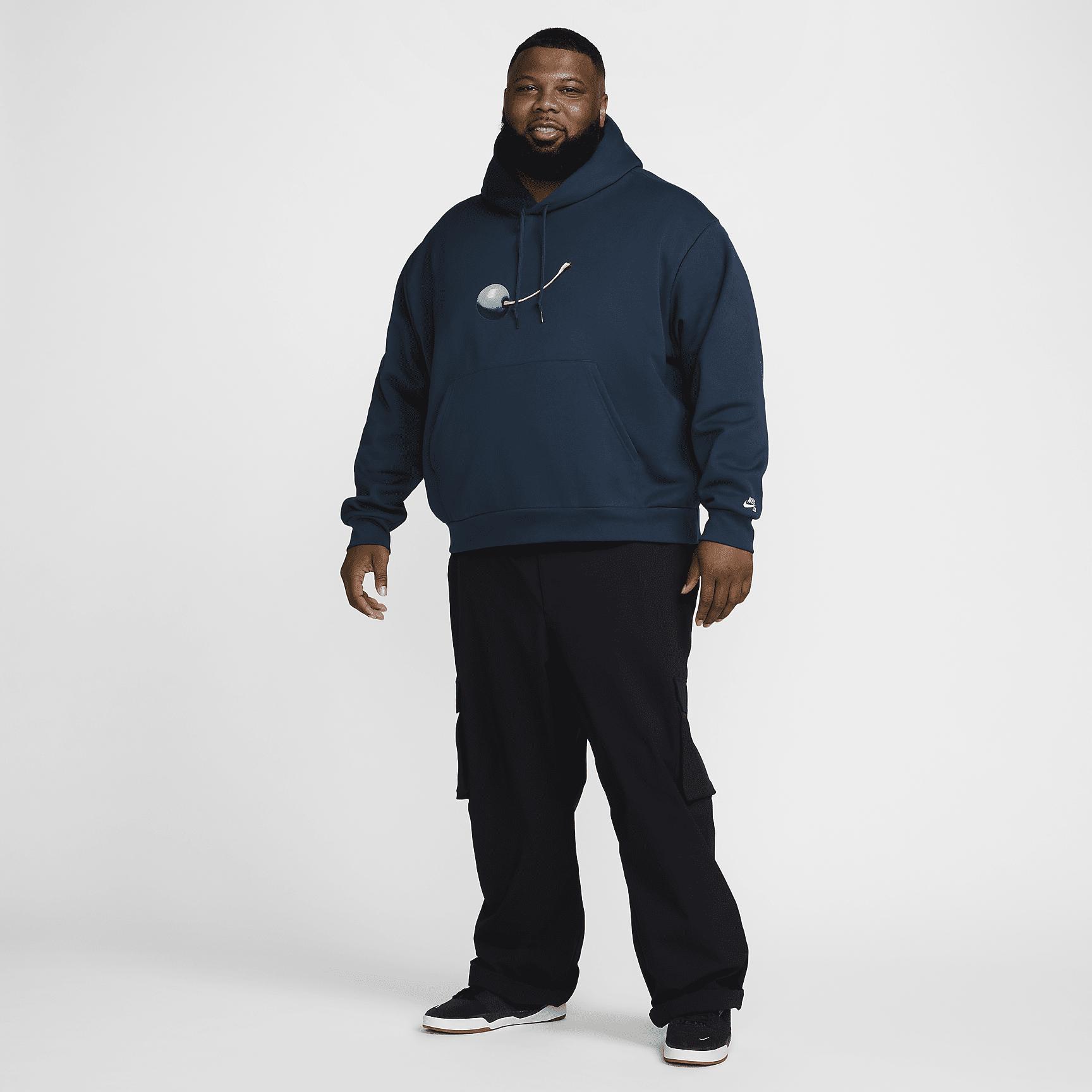 Mens Nike SB Fleece Pullover Skate Hoodie | FV7367-478 Product Image