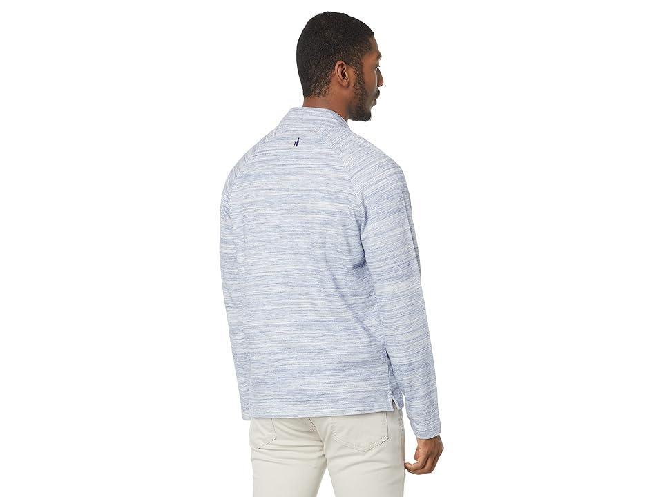 johnnie-O Fanning Henley Pullover (Lake) Men's Sweater Product Image