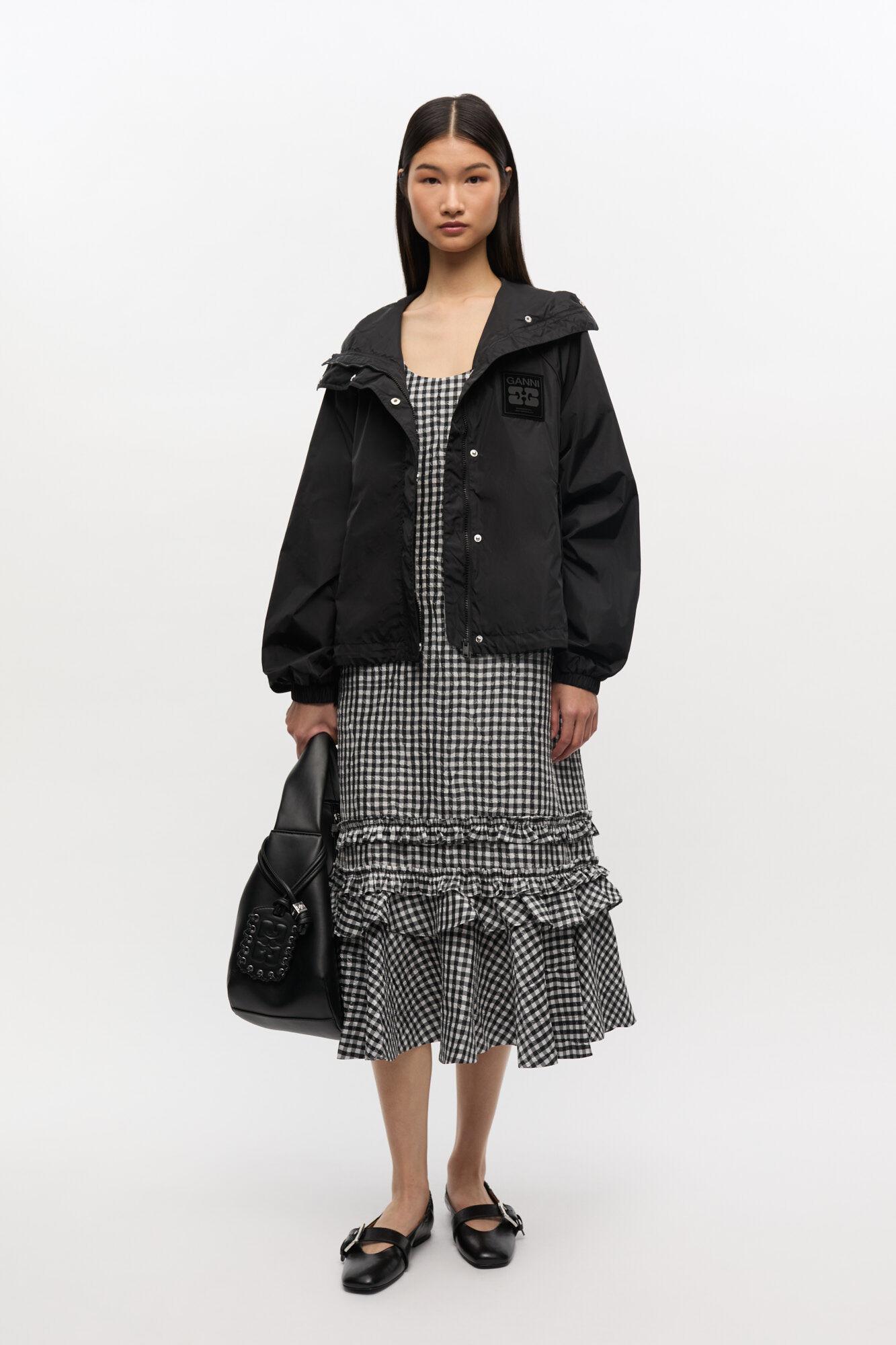 Black Nylon Jacket Product Image