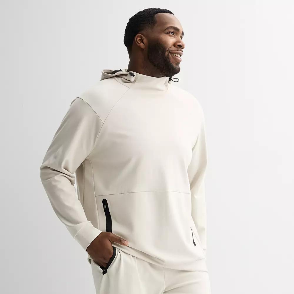 Big & Tall Tek Gear® Performance Ponte Hoodie, Men's, Size: 4XB, Brown Trap Product Image