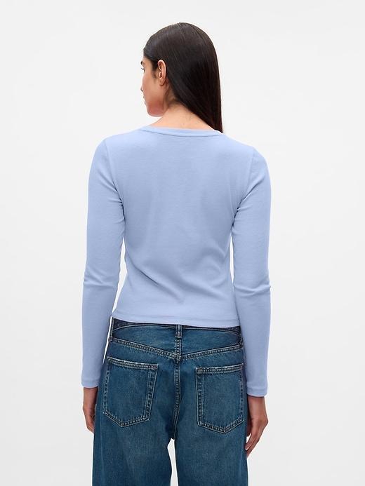 Modern Rib Cropped T-Shirt Product Image