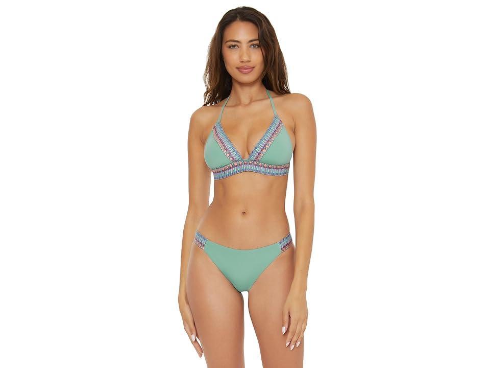 BECCA Fiesta Avery Halter (Mineral) Women's Swimwear Product Image