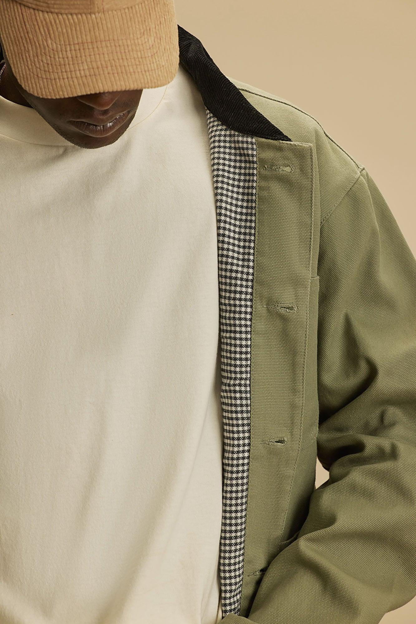 Alexander Utility Canvas Chore Jacket - Olive Product Image