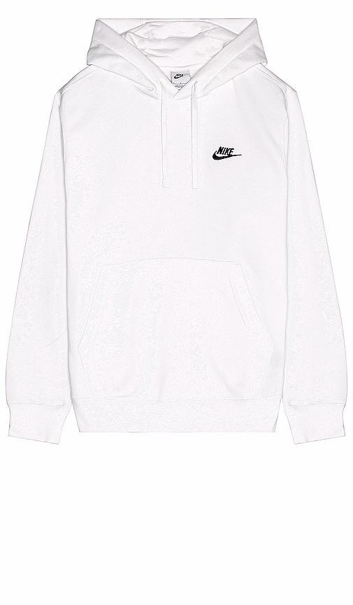 Big & Tall Nike Sportswear Club Fleece Pullover Hoodie, Men's, Size: 4XL, White Product Image